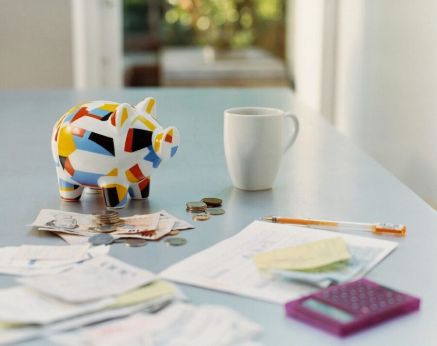 saving money or paying off debt